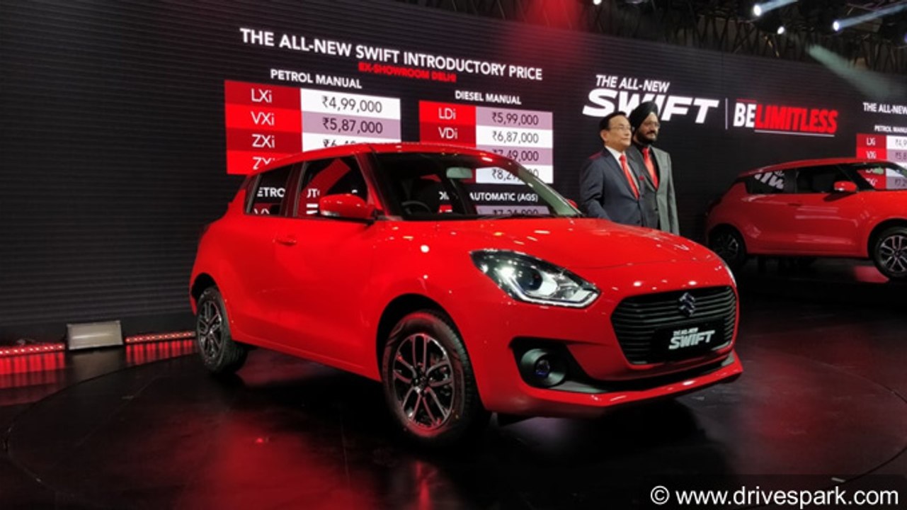 Maruti Swift 2018 - Full Specifications, Features, Price, Mileage, Colours & More - DriveSpark