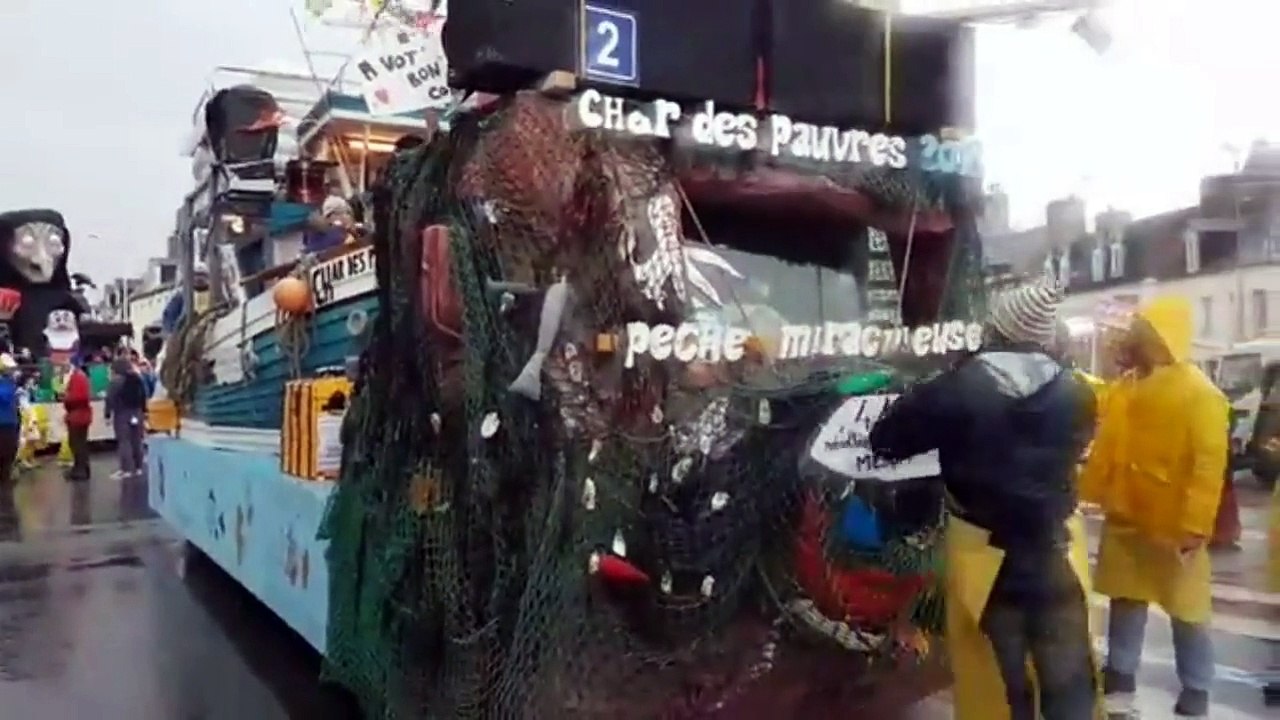 Arthur sur le Char des pauvres au carnaval de Granville