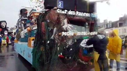 Arthur sur le Char des pauvres au carnaval de Granville