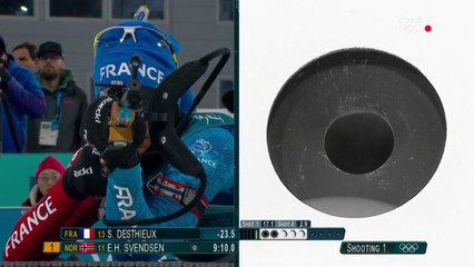 JO 2018 : Biathlon - Individuel : Desthieux démarre avec un sans-faute !
