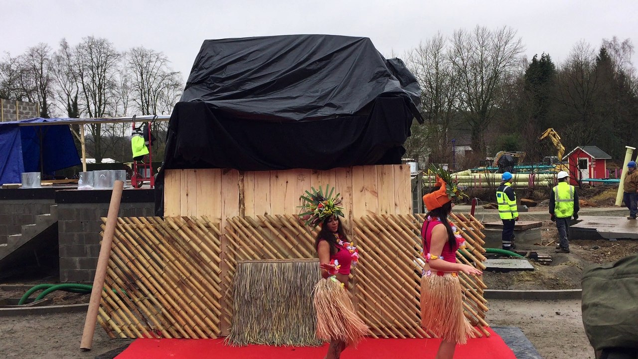 Chantier de rénovation d'Aqualibi et Walibi, à Wavre