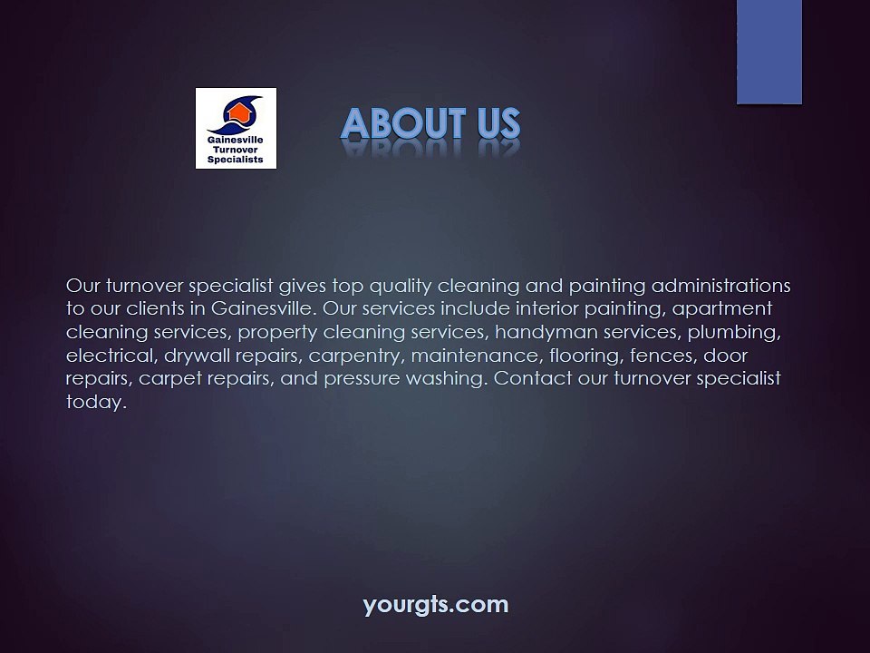 Gainesville based Painters - YourGTS