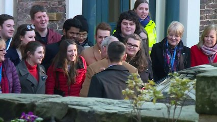 Charles unveils plaque to Durham ancestor