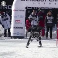 Robots ski in competition in South Korea