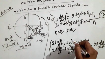 Motion on plane curve bsc dynamics video 11
