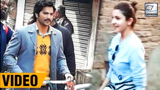 Varun Dhawan & Anushka Sharma On The Set Of Sui Dhaga