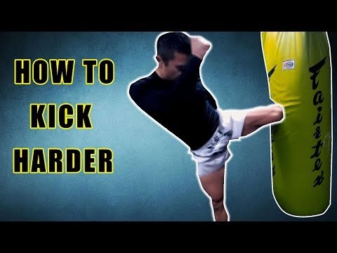 How to do a hard knock out kick correctly | Thai Boxing