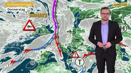 Download Video: Das Wetter in Europa am 15. Februar 2018