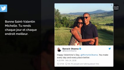 Barack Obama dévoile son amour à Michelle pour la Saint-Valentin