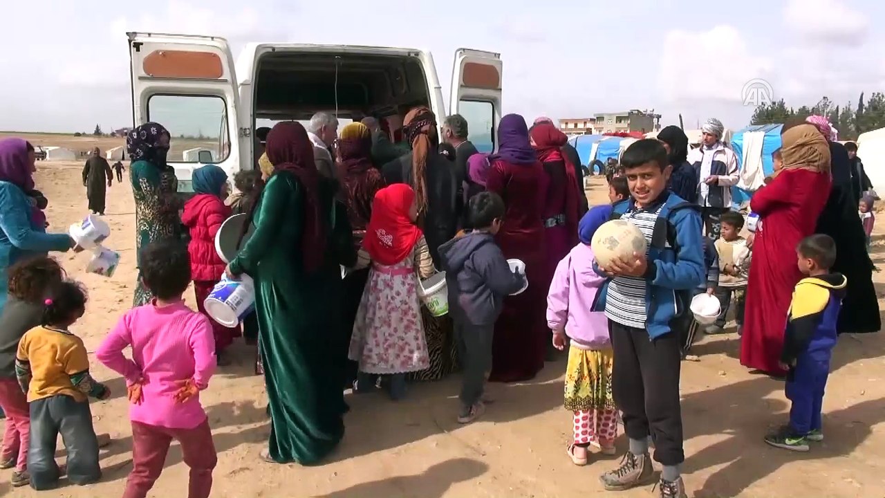 Hayırsever iş adamından Suriyeli sığınmacılara sıcak yemek - ŞANLIURFA