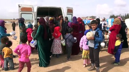 Hayırsever iş adamından Suriyeli sığınmacılara sıcak yemek - ŞANLIURFA