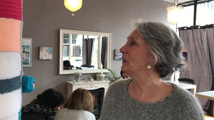 Leur passion c’est le tricot urbain, à Lisieux