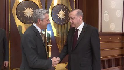 Cumhurbaşkanı Erdoğan, BM Mülteciler Yüksek Komiseri Grandi'yi Kabul Etti