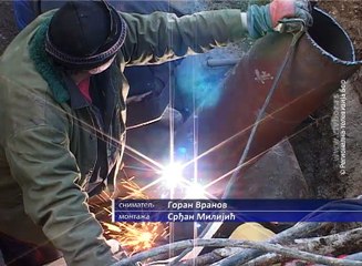 Proboj na vrelovodu u centru Bora, 15. februar 2018. (RTV Bor)