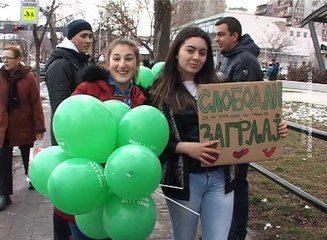 Omladina Bora podržala humanu akciju NURDOR-a, 15. februar 2018. (RTV Bor)