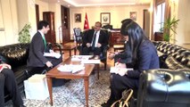 Başbakan Yardımcısı Çavuşoğlu, Japonya Büyükelçisi Miyajima'yı kabul etti - ANKARA