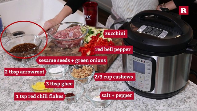 Instapot Kung Pao chicken with Elissa the Mom | Rare Life