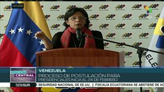 Avanza cronograma de elecciones presidenciales en Venezuela