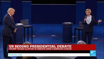 US Presidential Debate: Clinton reacts on calling Trump's supporters 