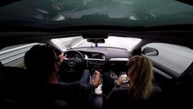 GoPro captures  Audi A4 Allroad Quattro losing control at 140 km/h...