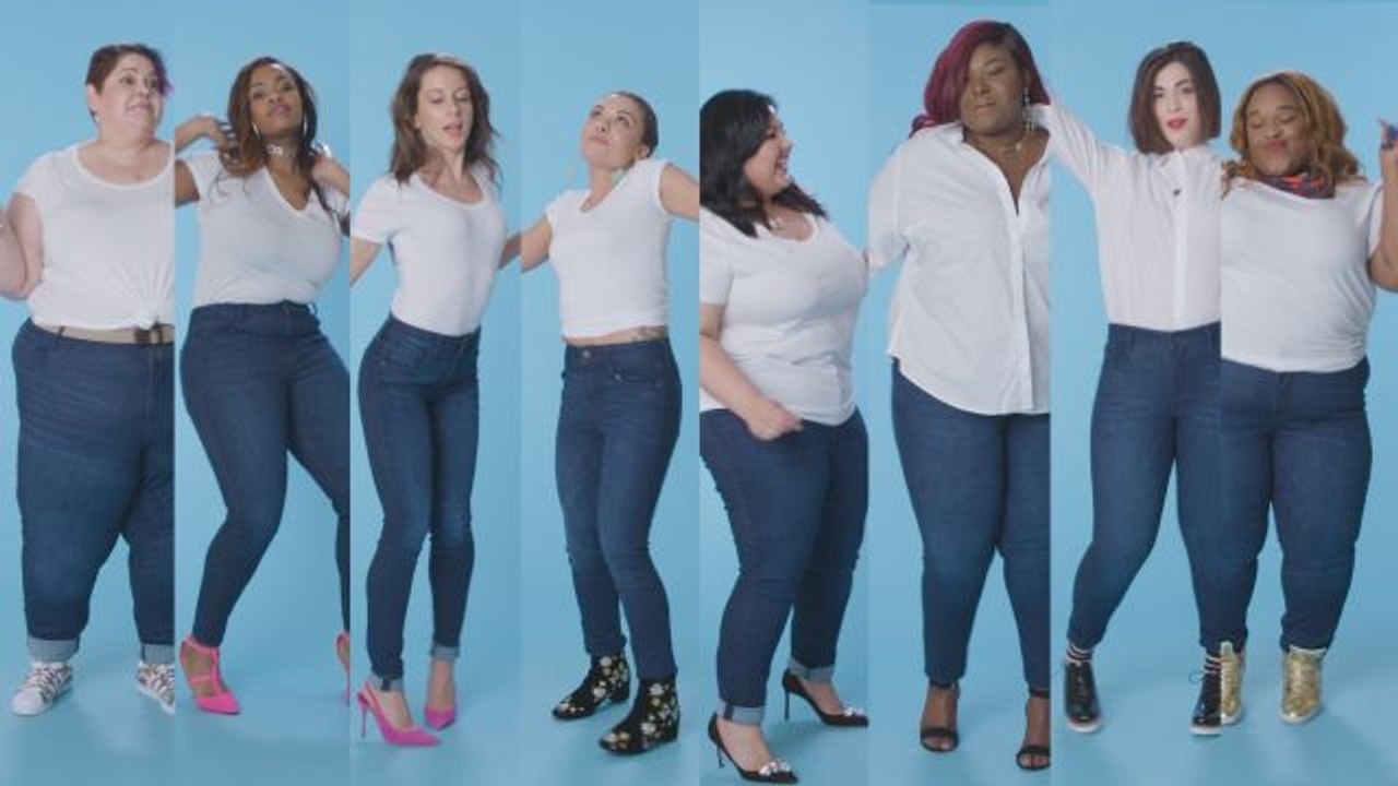 Women Sizes 0 Through 28 Try on the Same Jeans