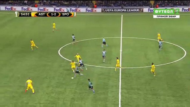 Seydou Doumbia Goal HD - FC Astana	1-3	Sporting 15.02.2018