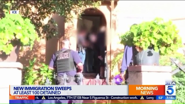 At Least 100 Detained in Los Angeles Area Immigration Sweeps