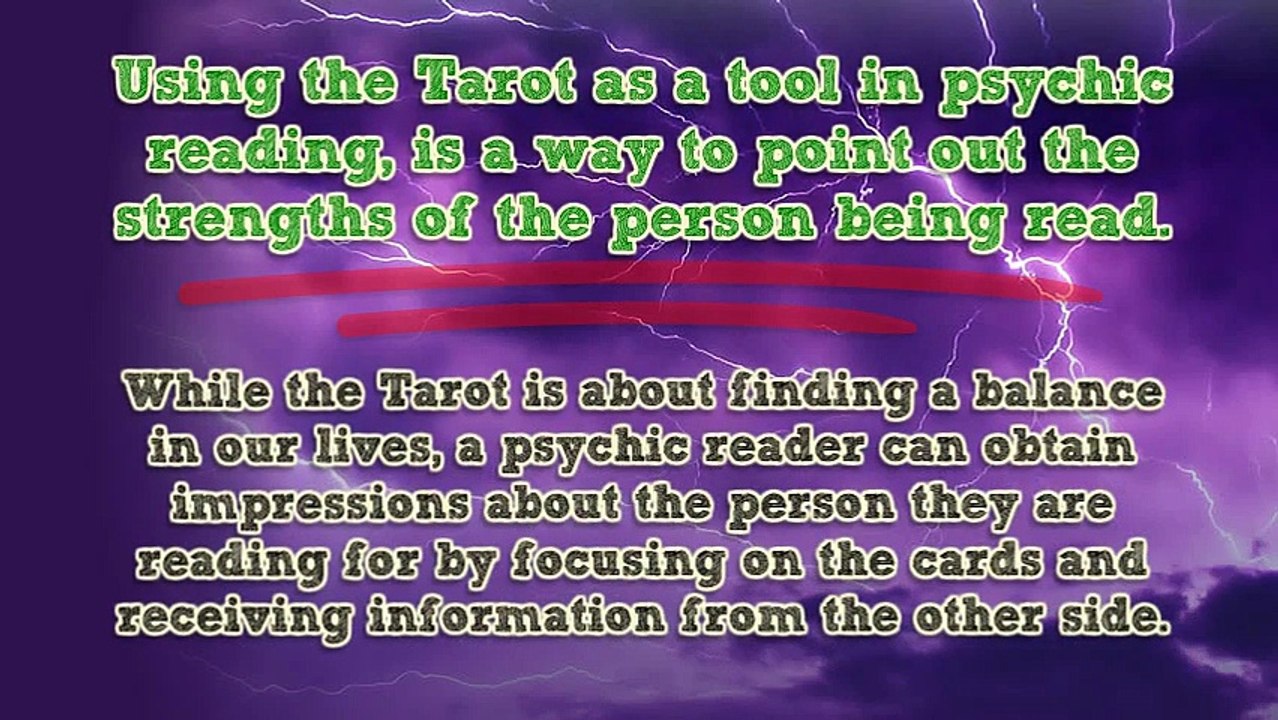 Psychic Reading Using Tarot Is A Powerful Process
