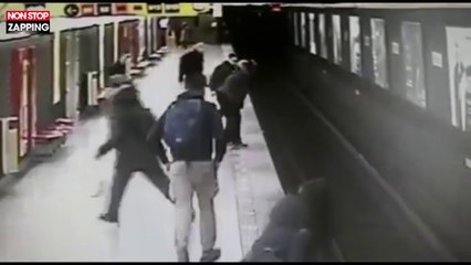 Milan : un homme sauve un enfant tombé sur les voies du métro (vidéo)