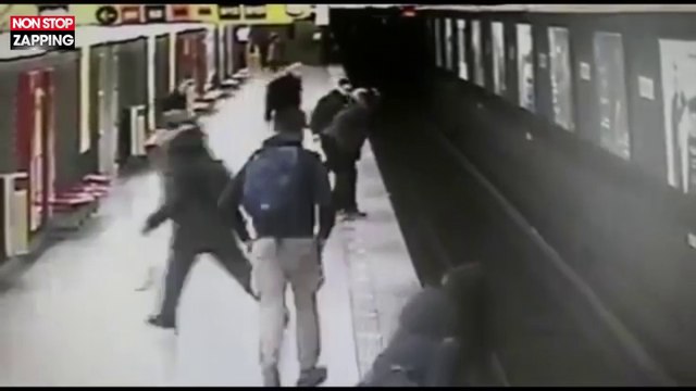 Milan : un homme sauve un enfant tombé sur les voies du métro (vidéo)
