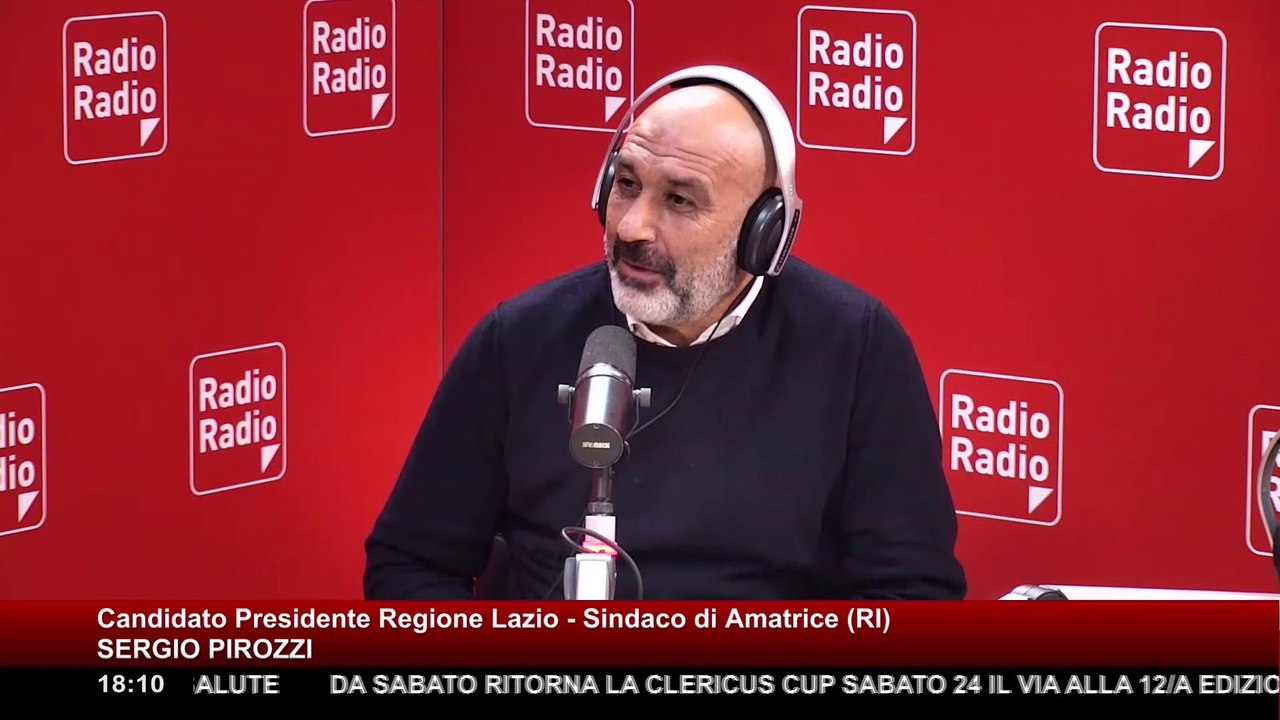 Lavori in Corso - Sergio Pirozzi (Candidato Presidente Regione Lazio - Sindaco di Amatrice) - 15 Febbraio 2018