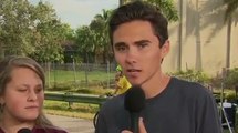 Students respond to the Marjory Stoneman Douglas High School shooting