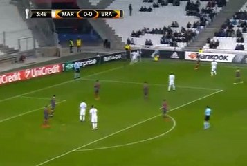 Valère Germain GOAL  - Marseille 1-0 Braga 15.02.2018