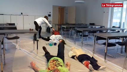 Lorient. Les urgentistes se forment à la médecine de guerre