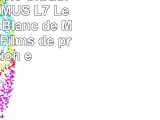 Coque Souple UltraSlim LG OPTIMUS L7 Le S Premium Blanc de MUZZANO  3 Films de