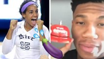 Giannis Antetokounmpo Gets a DIRTY Valentine's Gift from His Girlfriend; She's a 