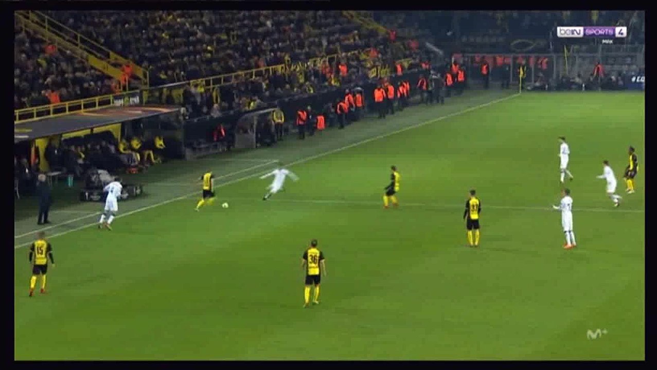 Michy Batshuayi Goal - Borussia Dortmund 2-2 Atalanta 15-02-2018