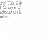 Clavier Bluetooth Samsung Galaxy Tab E 96 T560 T561 Cooper Cases TM Optimus en blanc