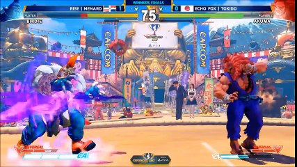 Capcom Cup SFV 2017 - MenaRD (Birdie) vs Tokido (Akuma)