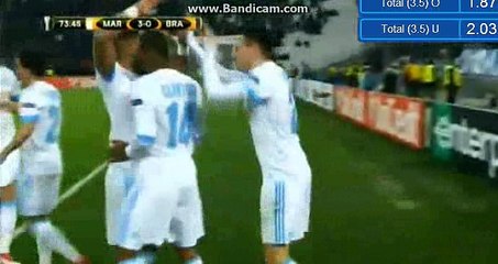 Thauwin  Goal HD - Marseille 3-0 Braga 15.02.2018