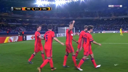 Adnan Januzaj Goal - Real Sociedad 2-1 Salzburg 15-02-2018