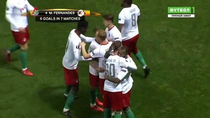 Manuel Fernandes  Goal HD - Nice	2-3	Lokomotiv Moscow 15.02.2018