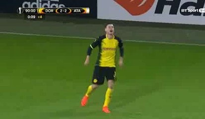 Michy Batshuayi Goal - Borussia Dortmund 3-2 Atalanta 15-02-2018