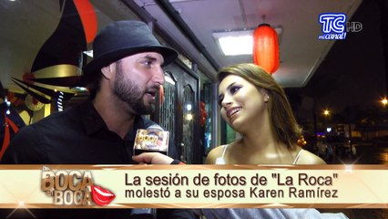 “La Roca” y Karen Ramírez se reconciliaron