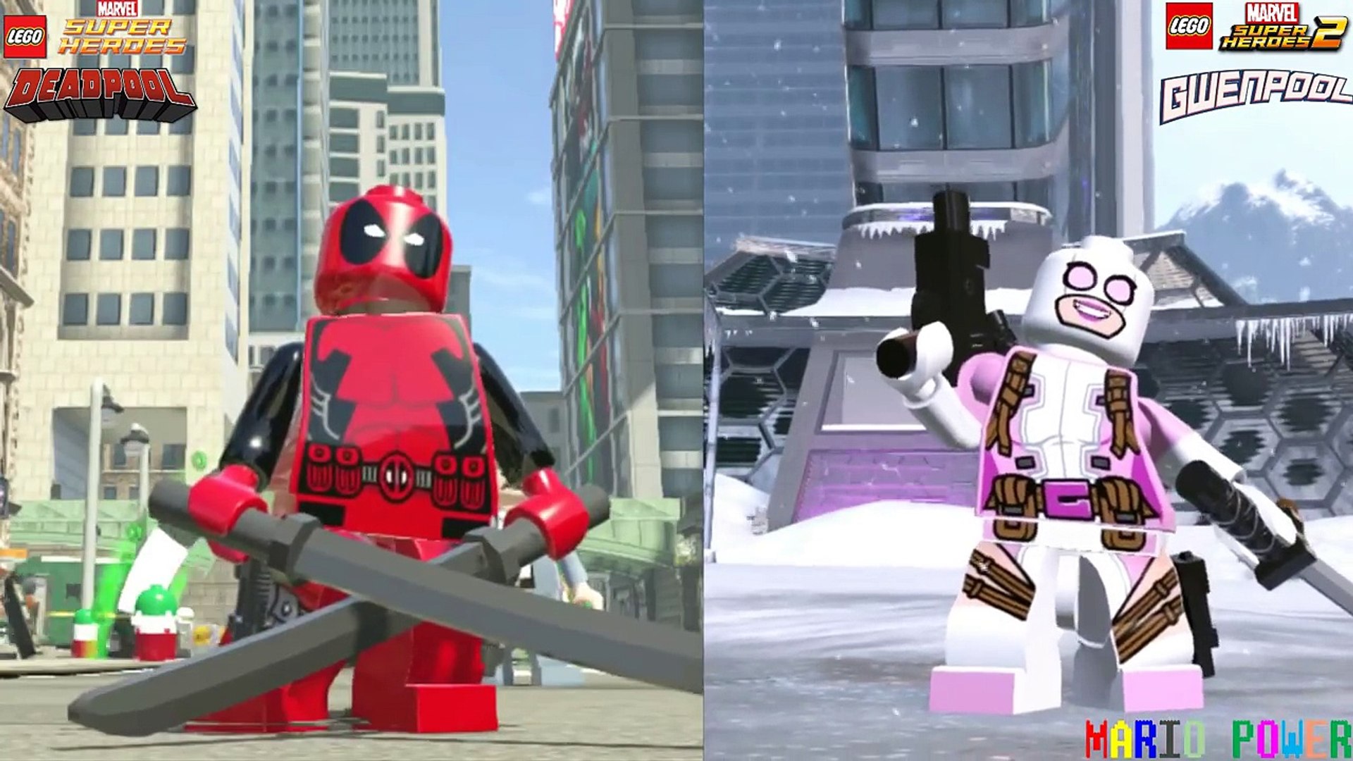 Lego Marvel Superheroes - Deadpool VS Gwenpool - video Dailymotion