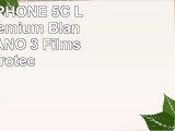 Coque Rigide UltraSlim APPLE IPHONE 5C Le Glams Premium Blanc de MUZZANO  3 Films de