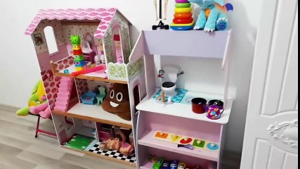 ÖYKÜNÜN YENİ ODA TURU !!! - Learn Colors With M&N's Finger Family Song