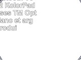 Clavier Bluetooth Verykool T742 KolorPad Cooper Cases TM Optimus en blanc et argent