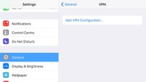 iphone ios 11 vpn setup