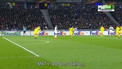 Memphis Depay Goal - Lyon 3-1 Villarreal 15-02-2018